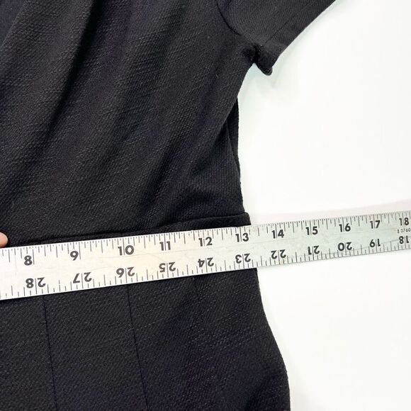 Maeve by Anthropologie Dress Women XS Fit and Flare Linen Blend A Line New Black - Picture 5 of 11